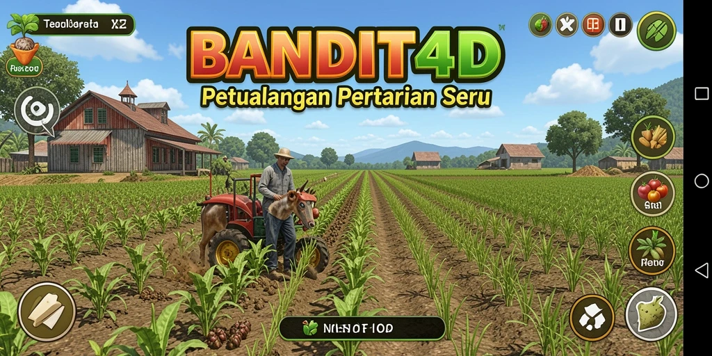 Tangkapan layar BANDIT4D menunjukkan keseruan gameplay bertani yang mendalam.
