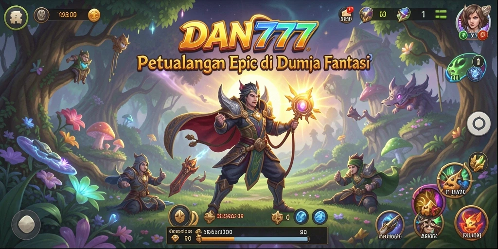 Tampilan gameplay seru dan tak terlupakan dari DAN777.