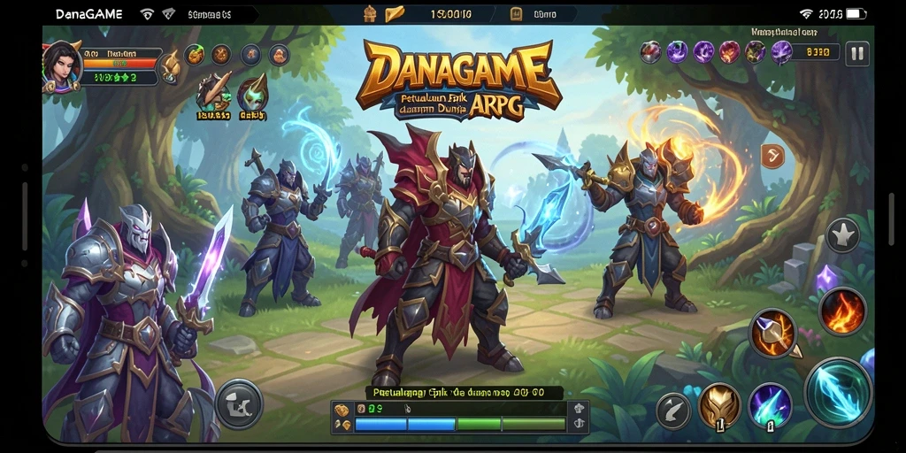 Screenshot dari aksi seru dalam game ARPG DANAGAME.