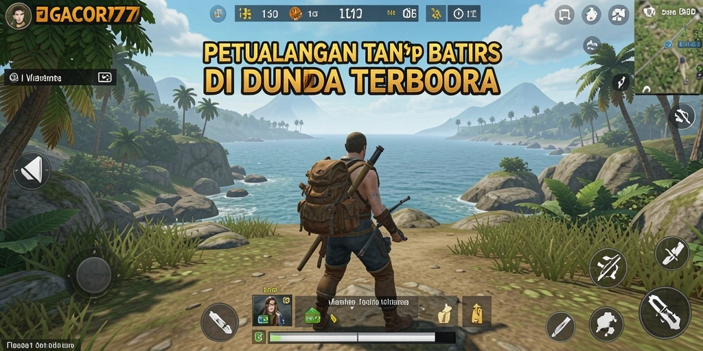 Tampilan gameplay yang mendebarkan di dunia terbuka GACOR77.