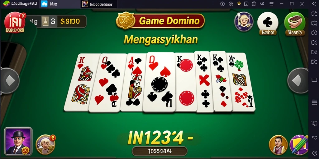 Tampilan gameplay seru di IN1234 dengan teman-teman.