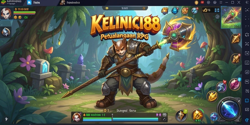 Screenshot KELINCI88 menunjukkan pertempuran seru dengan grafis yang menawan.