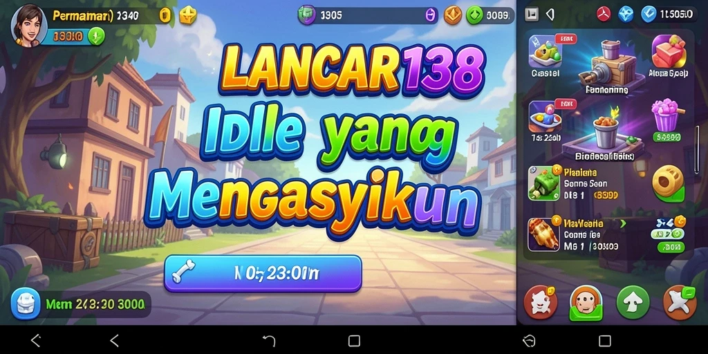 Tampilan gameplay Idle yang seru di LANCAR138 dengan karakter unik.