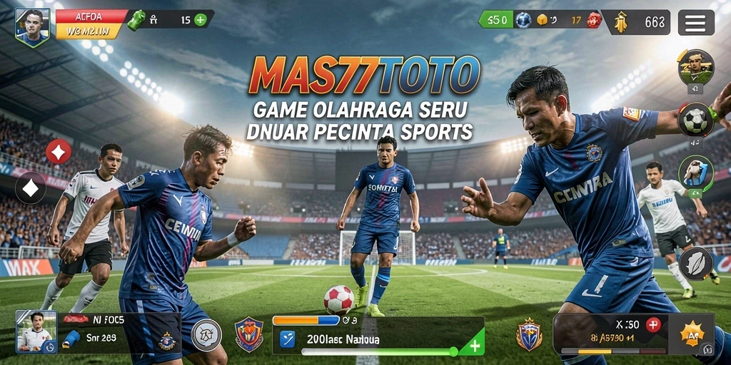Tampilan menarik dari gameplay MAS77TOTO dengan aksi olahraga yang menegangkan.