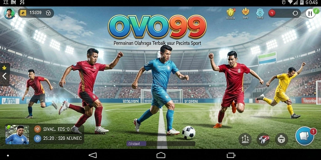 Tampilan gameplay OVO99 yang menarik dan penuh aksi olahraga.
