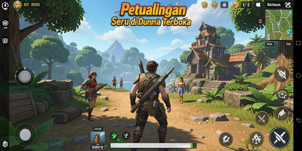 Gameplay Open World yang epik dalam RAP89