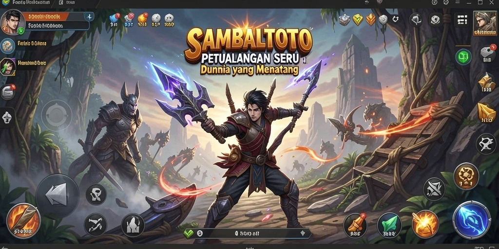 Tampilan gameplay menarik dari SAMBALTOTO dengan aksi petualangan seru.